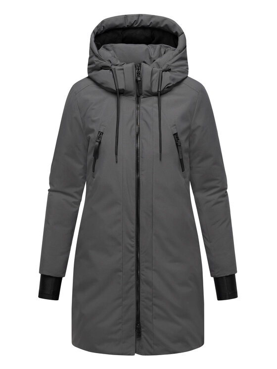 Navahoo Navahoo Kurtka zimowa Winterzart Szary Regular Fit