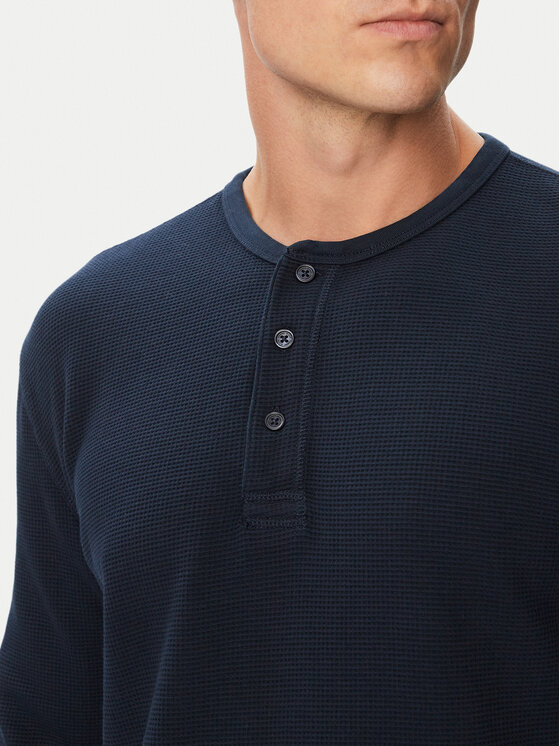 Tommy Jeans Tommy Jeans Longsleeve DM0DM23549 Granatowy Regular Fit