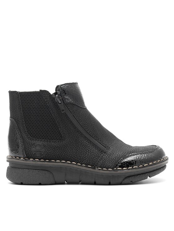 Rieker Stiefeletten 73355-00 Schwarz, Größe 36