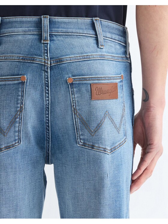Wrangler Wrangler Jeansy LARSTON Niebieski Slim Fit