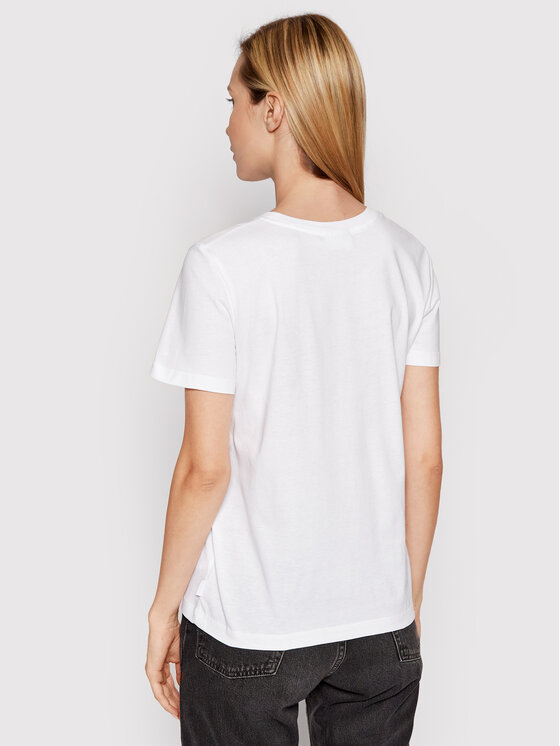 Calvin Klein Calvin Klein T-Shirt K20K202132 Biały Regular Fit