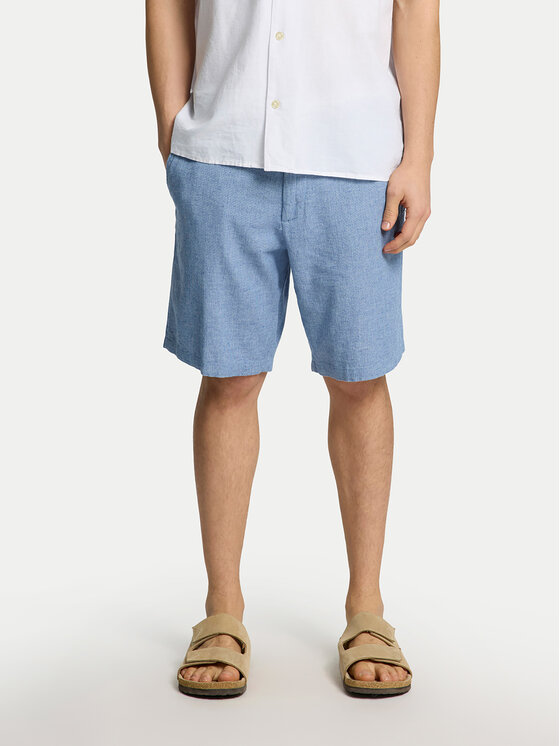 Selected Homme Selected Homme Pantalon scurți din material Brody 16087638 Albastru Regular Fit