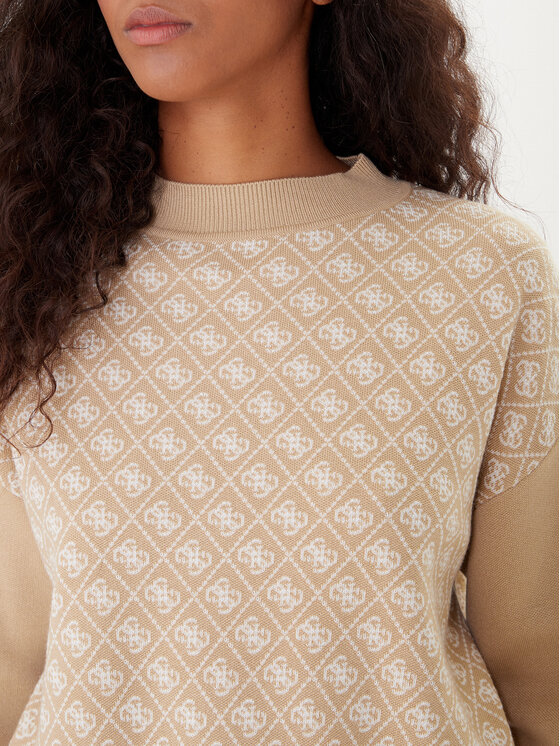 Guess Guess Гольф W5BR23 Z3JD2 Бежевий Relaxed Fit