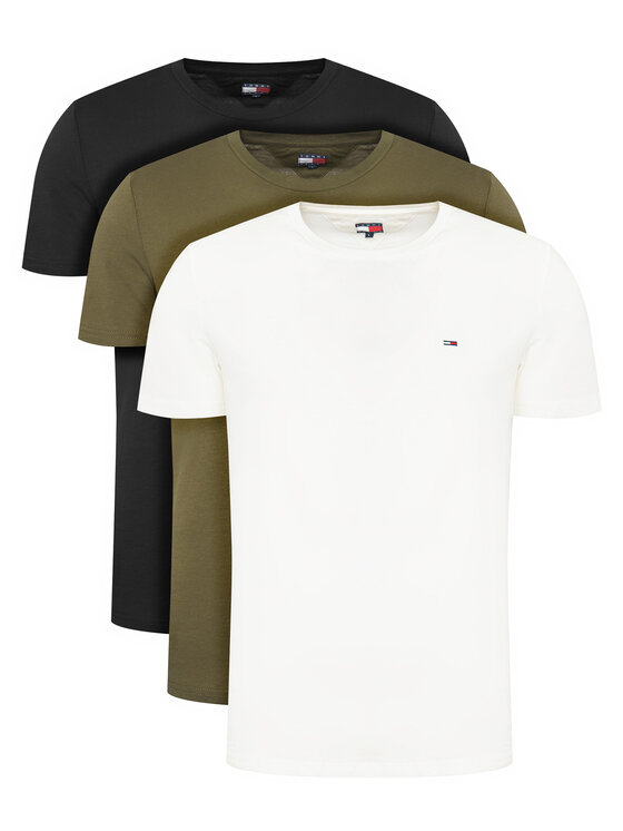 Tommy Jeans Tričko DM0DM21579 Farebná Regular Fit
