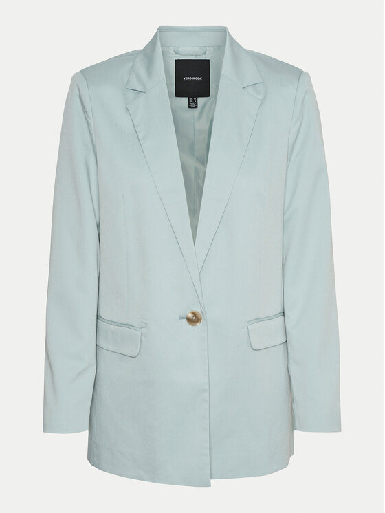 Vero Moda Vero Moda Marynarka Nila 10320915 Zielony Slim Fit