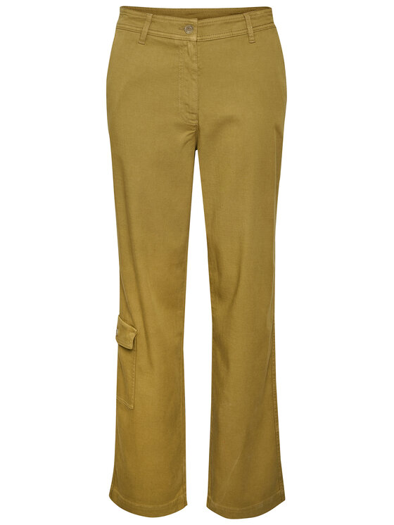 Karen by Simonsen Karen by Simonsen Hlače iz tkanine Grape 10104201 Zelena Regular Fit