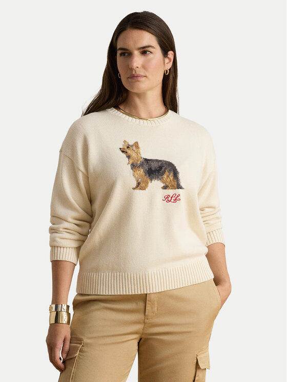 LAUREN RALPH LAUREN LAUREN RALPH LAUREN Светр 200B27841001 Світло-бежевий Relaxed Fit