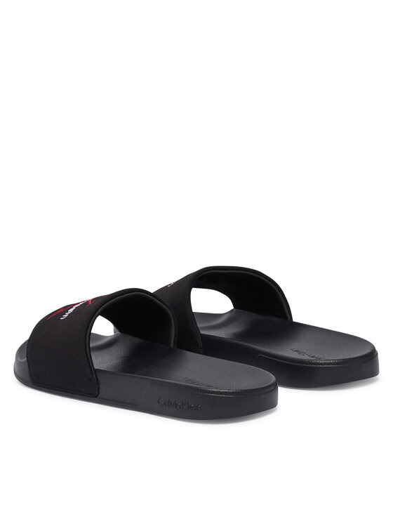 Calvin Klein Calvin Klein Plätud Ess Slide Cv YM0YM01393 Must