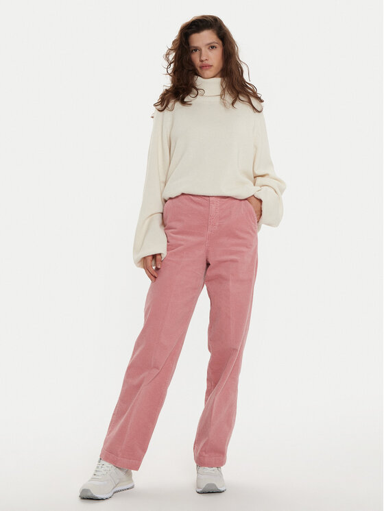 United Colors Of Benetton United Colors Of Benetton Παντελόνι υφασμάτινο 4HA2DF07I Ροζ Regular Fit