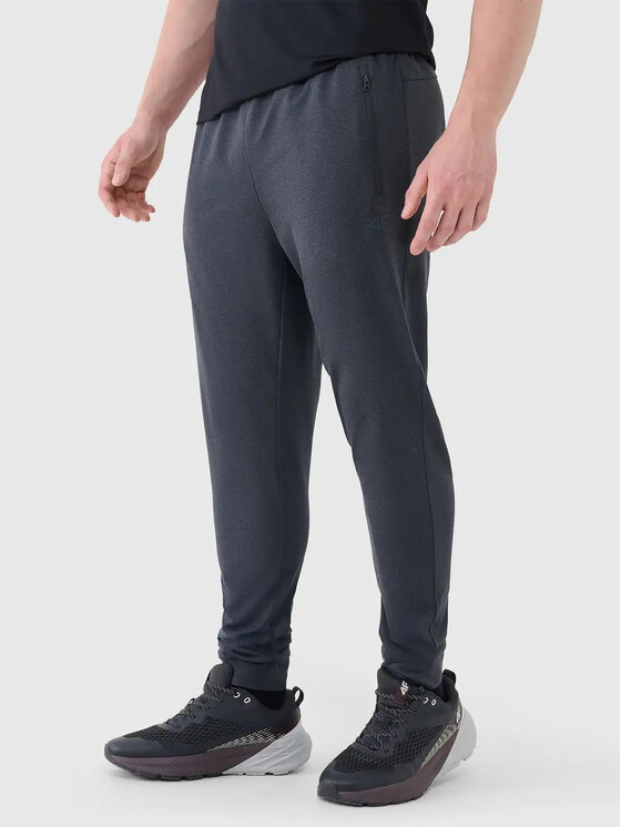 4F 4F Spodnie dresowe 4FWSS26TFTRM1046-22 Szary Active Fit