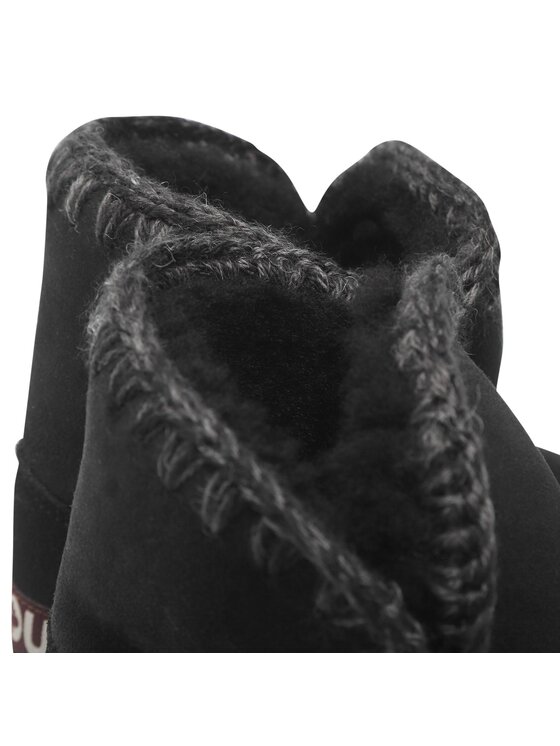 Mou Mou Μπότες Χιονιού Eskimo 18 FW531002A Μαύρο