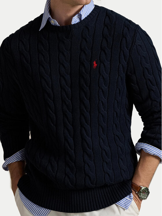 Polo Ralph Lauren Polo Ralph Lauren Megztinis 710775885001 Tamsiai mėlyna Regular Fit