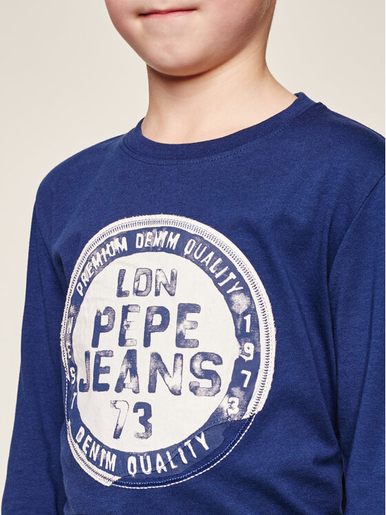 Pepe Jeans Pepe Jeans Μπλουζάκι Ruben PB502629 Σκούρο μπλε Regular Fit