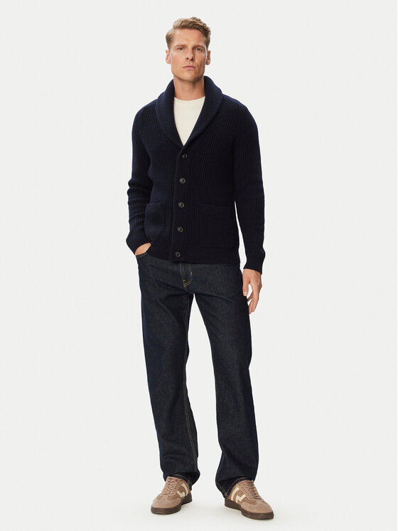 Gant Gant Кардиган 8050331 Тъмносин Regular Fit