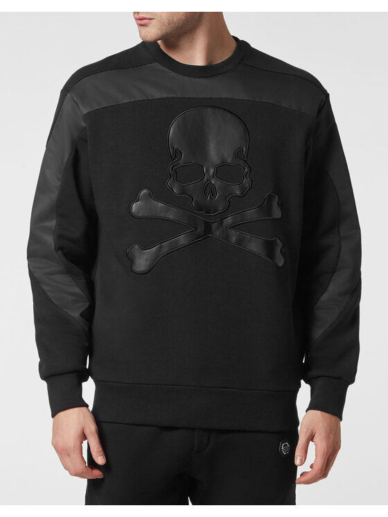 PHILIPP PLEIN PHILIPP PLEIN Bluza 919 Czarny Regular Fit