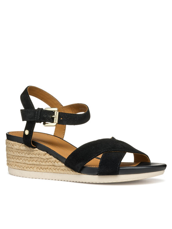 Geox Geox Espadrile D Ischia Corda D55HHB 00020 C9999 Črna
