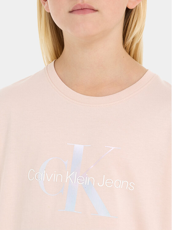 Calvin Klein Jeans Calvin Klein Jeans T-shirt Serenity IG0IG02434 Ružičasta Boxy Fit