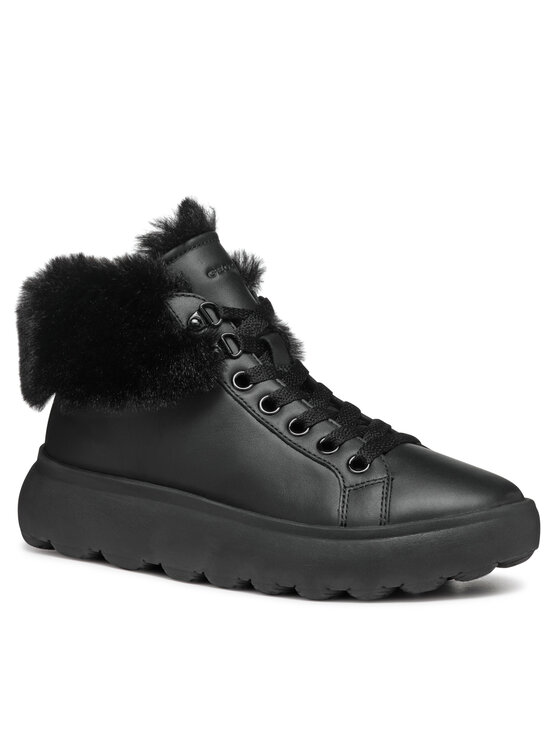 Geox Geox Sneakersy D Spherica Ec4.1 D46TCA 085BH C9999 Černá