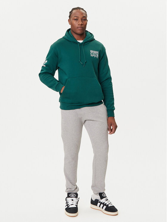 adidas adidas Mikina Graphic JX3059 Zelená Regular Fit