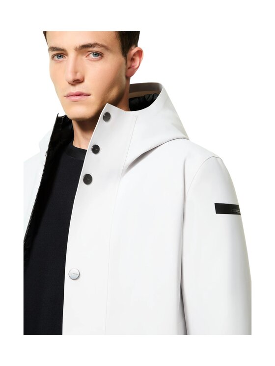 RRD RRD Cappotto q-dav-59660 Bianco Regular Fit