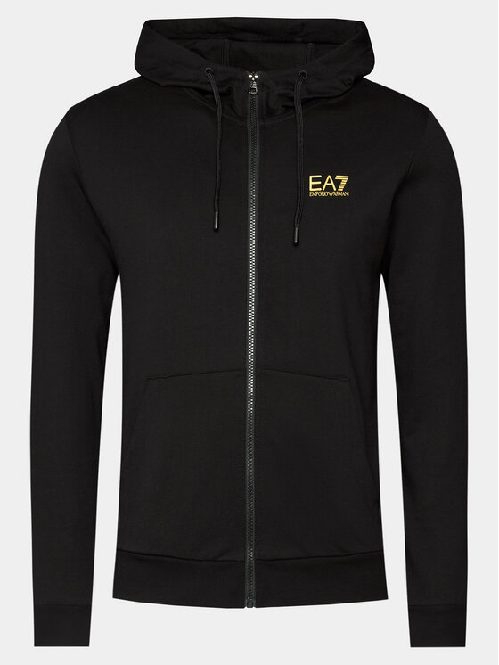 EA7 Emporio Armani EA7 Emporio Armani Džemperis 8NPM13 PJ05Z 0208 Juoda Regular Fit