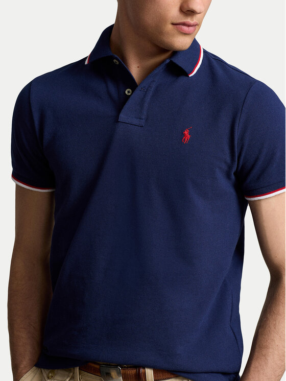 Polo Ralph Lauren Polo Ralph Lauren Pólóing Classics 710842621003 Sötétkék Slim Fit