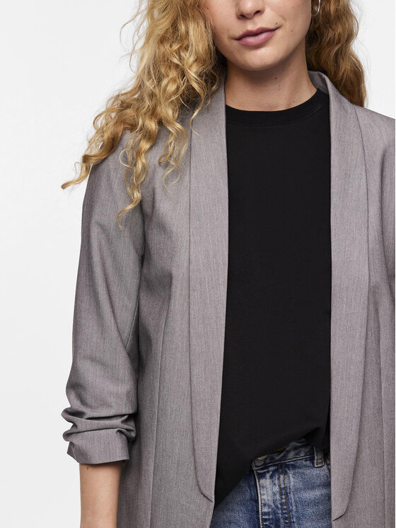 Pieces Pieces Σακάκι Bosella 17090996 Γκρι Regular Fit