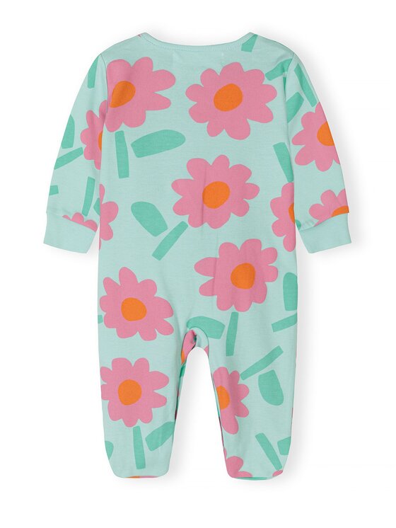 minoti minoti Komplet pajacy 28BABYPACK1 Zielony Regular Fit