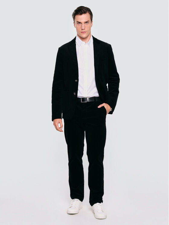 BIG STAR BIG STAR Koszula GUBERNO Biały Slim Fit