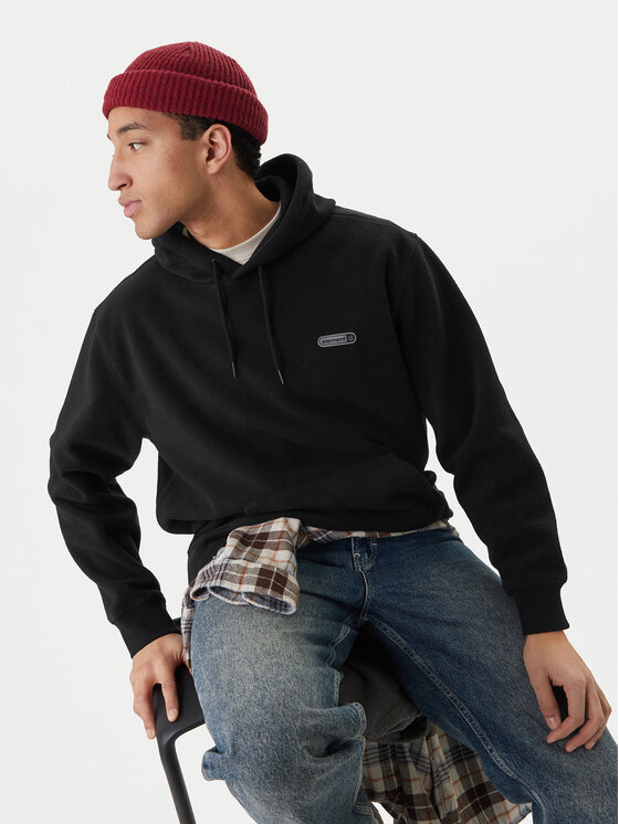 Element Element Mikina Capsule Rain Polar Po ELYFT00203 Černá Relaxed Fit
