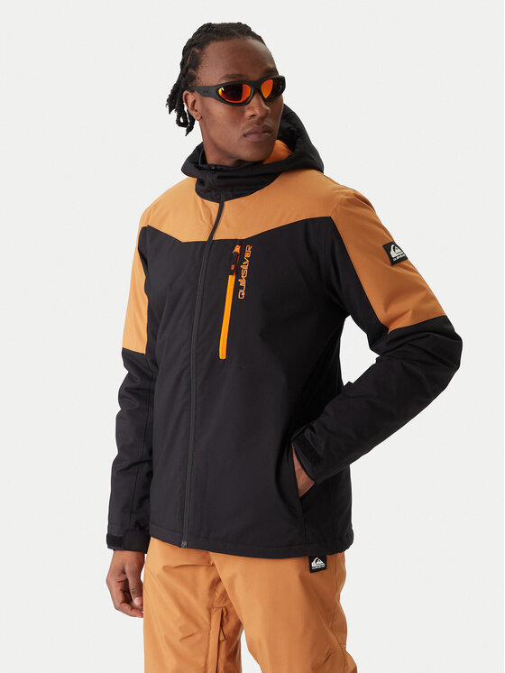 Quiksilver Quiksilver Geacă pentru snowboard Titano JK EQYTJ03513 Negru Relaxed Fit
