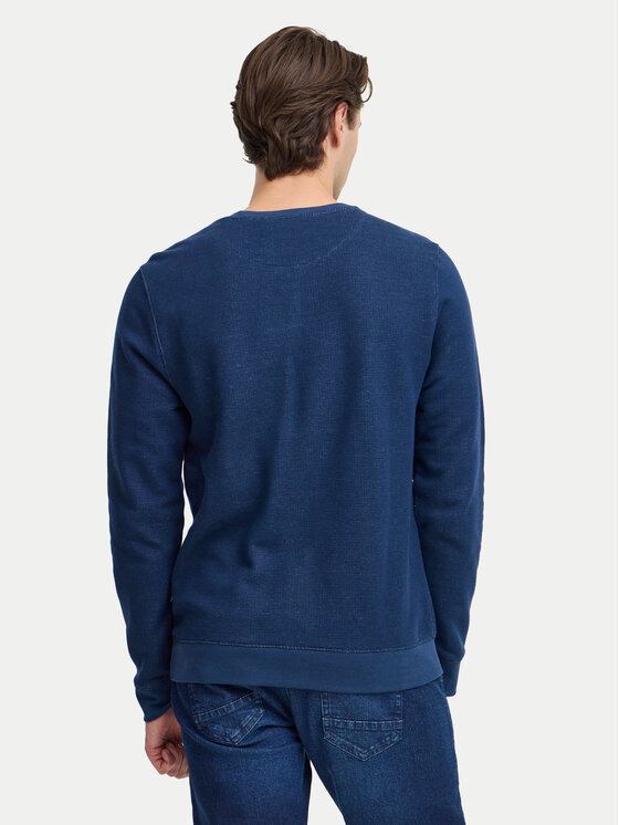 Blend Blend Sweter 20718070 Granatowy Regular Fit