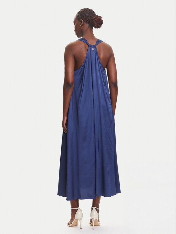 Fracomina Fracomina Rochie de vară FS25SD3005W64101 Bleumarin Relaxed Fit