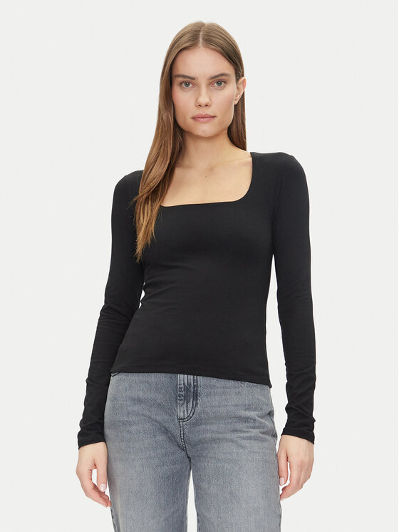 Gap Blúzka 637795-00 Čierna Regular Fit