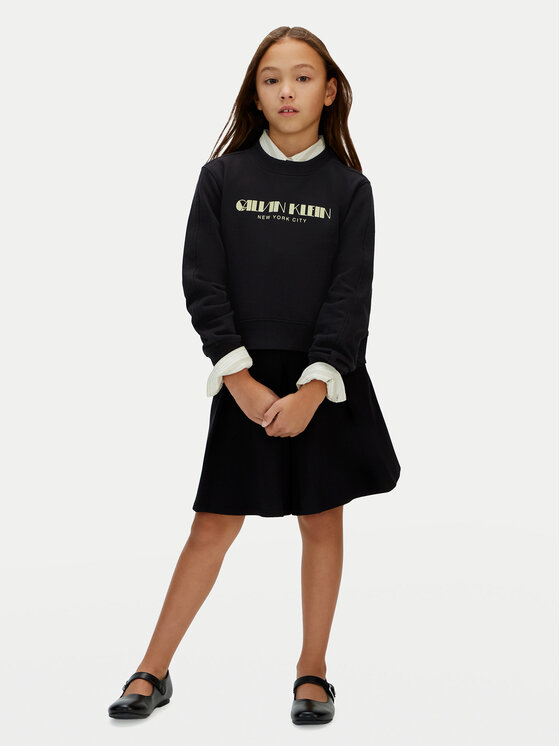 Calvin Klein Jeans Calvin Klein Jeans Sweatshirt IG0IG03069 Schwarz Regular Fit