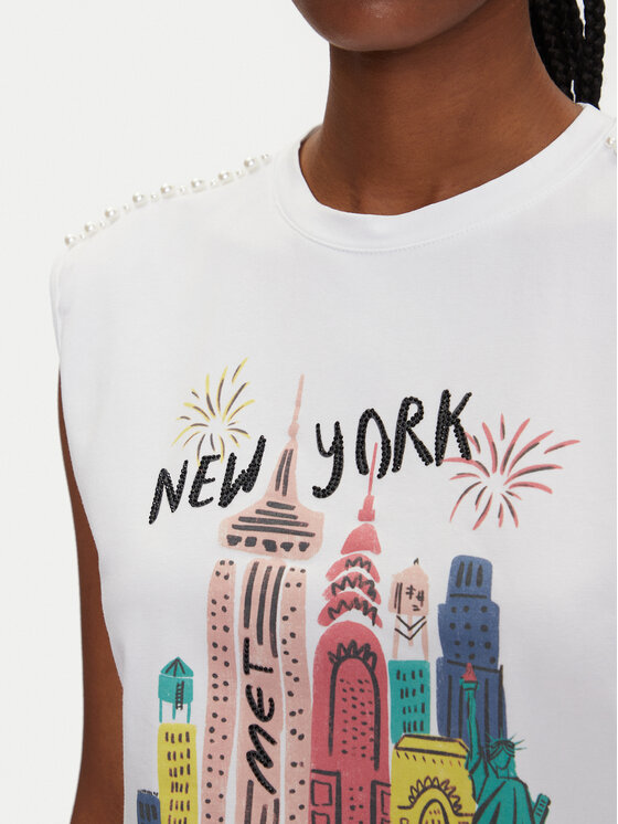 MET MET Blusa M10 274TS Bianco Regular Fit