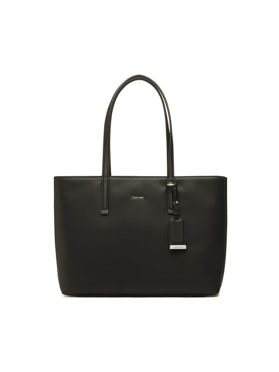 Calvin Klein Geantă Ck Must Shopper Md K60K610736 Negru Calvin imagine noua
