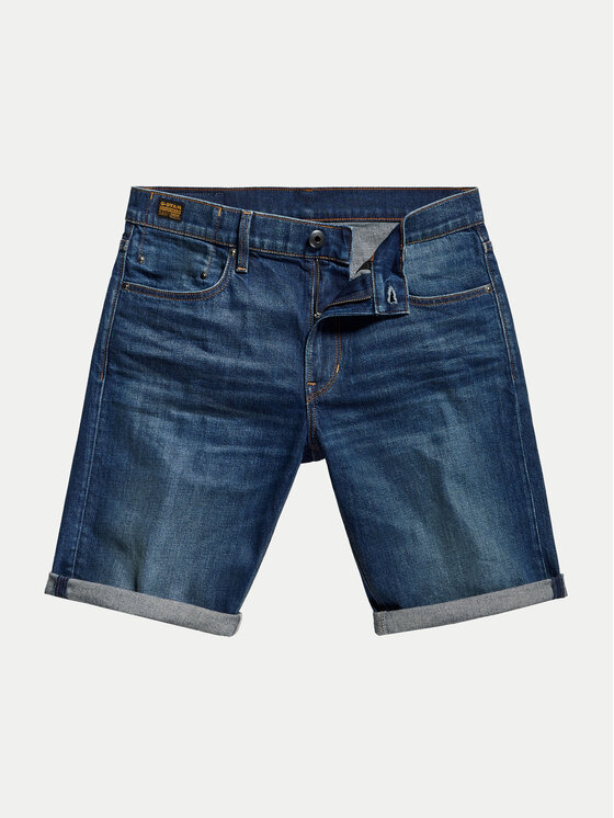 G-Star Raw G-Star Raw Džinsiniai šortai Mosa D24430-D538-G331 Tamsiai mėlyna Regular Fit