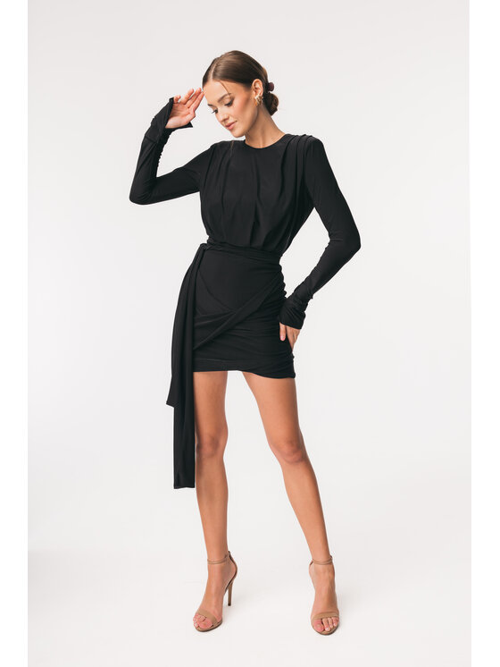 Aurora Aurora Koktejlové šaty Noelle Černá Feminine Fit