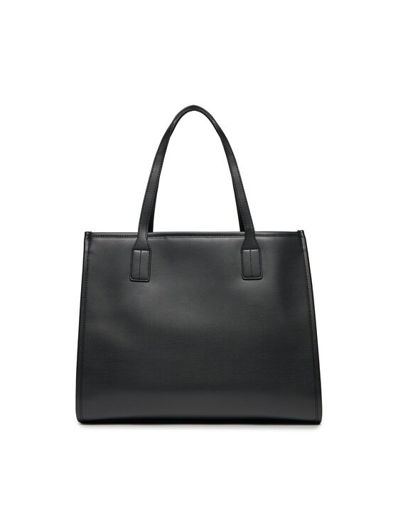 Tommy Hilfiger Tommy Hilfiger Ročna torba Th City Tote AW0AW15690 Črna
