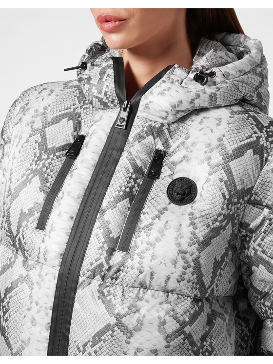 Plein Sport Plein Sport Kurtka puchowa 195 Szary Regular Fit