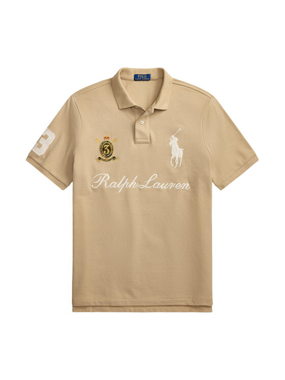 Polo Ralph Lauren Polo Ralph Lauren Polo marškinėliai 710B20009003 Smėlio Regular Fit