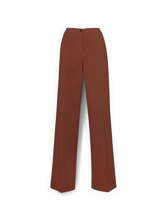 Elena Mirò Elena Mirò Pantaloni di tessuto P053P000580N052 Marrone Flare Fit