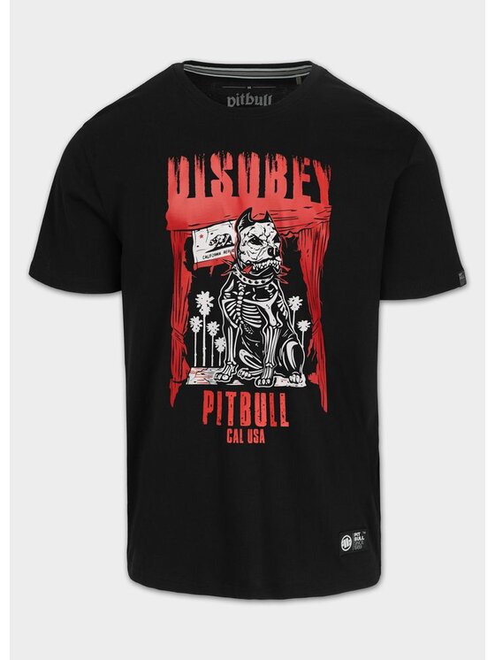PITBULL PITBULL T-Shirt DISOBEY Czarny Regular Fit