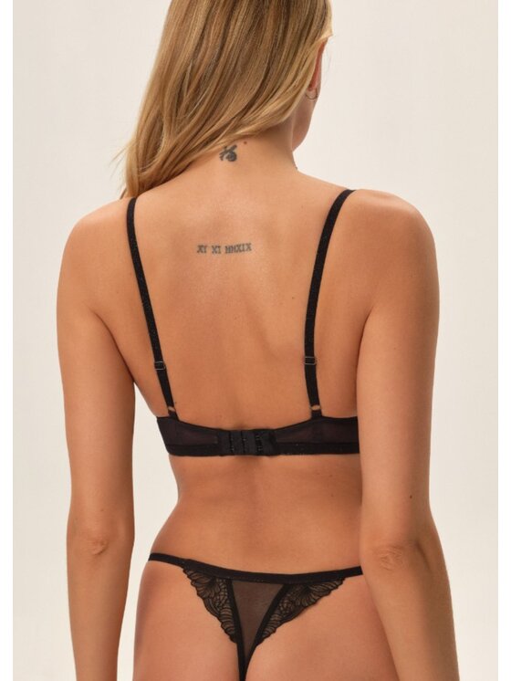 Esotiq Esotiq Biustonosz push-up 41802 Czarny