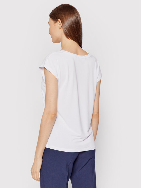 Vero Moda Vero Moda Tricou Filli 10247666 Alb Regular Fit