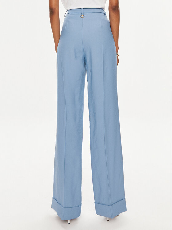 TWINSET TWINSET Штани з тканини 241TF2041 Голубий Regular Fit