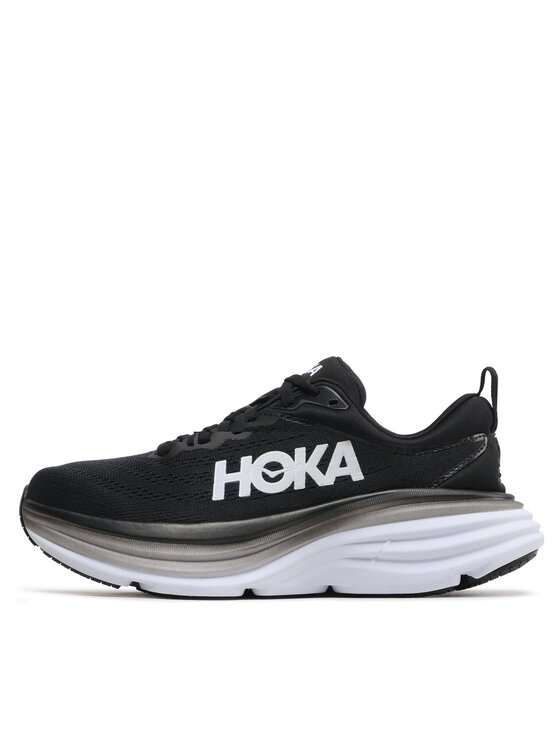 Hoka Hoka Παπούτσια για Τρέξιμο Bondi 8 1127952 Μαύρο