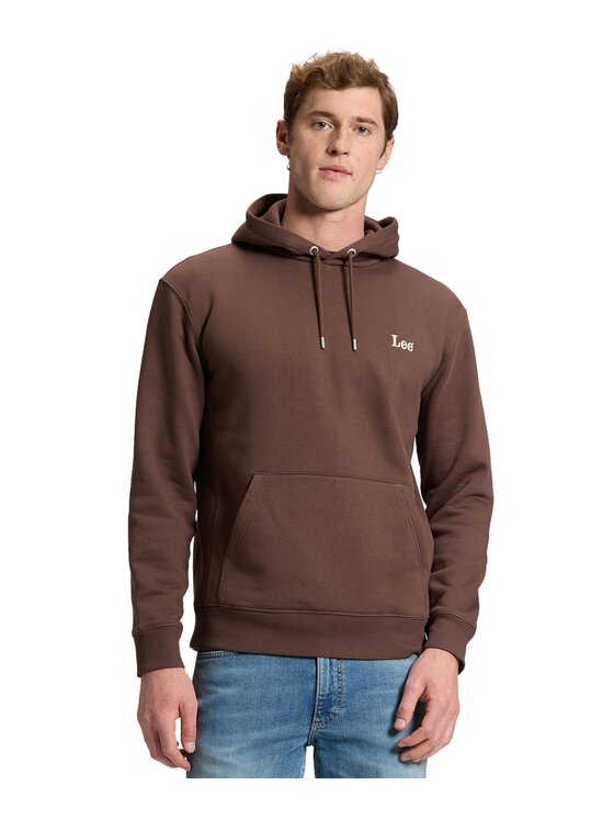Lee Lee Bluza 112386264 Brązowy Regular Fit