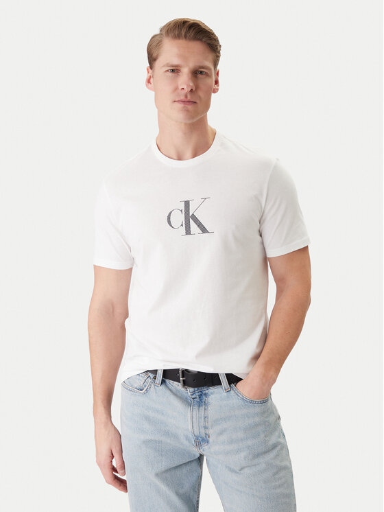 Calvin Klein Calvin Klein T-Shirt LV04RF853G Weiß Regular Fit